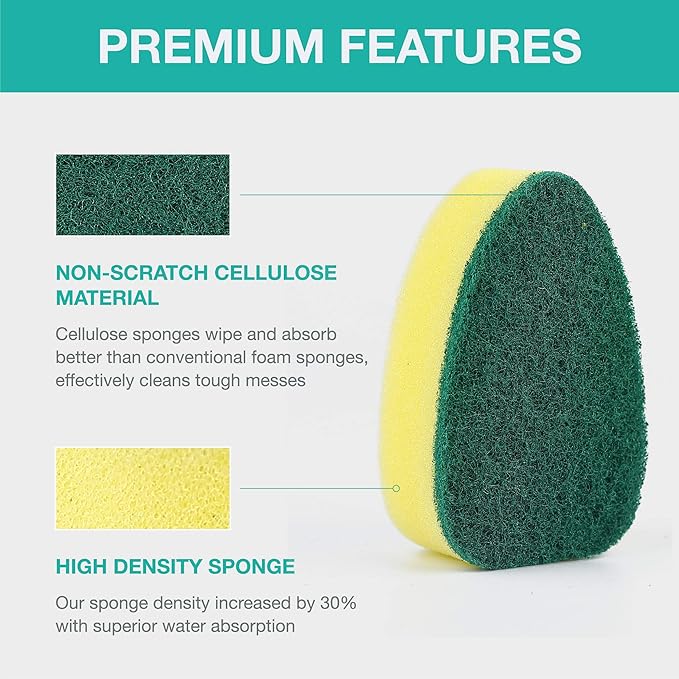 Dishwand Refills Sponges Heads - Image 4