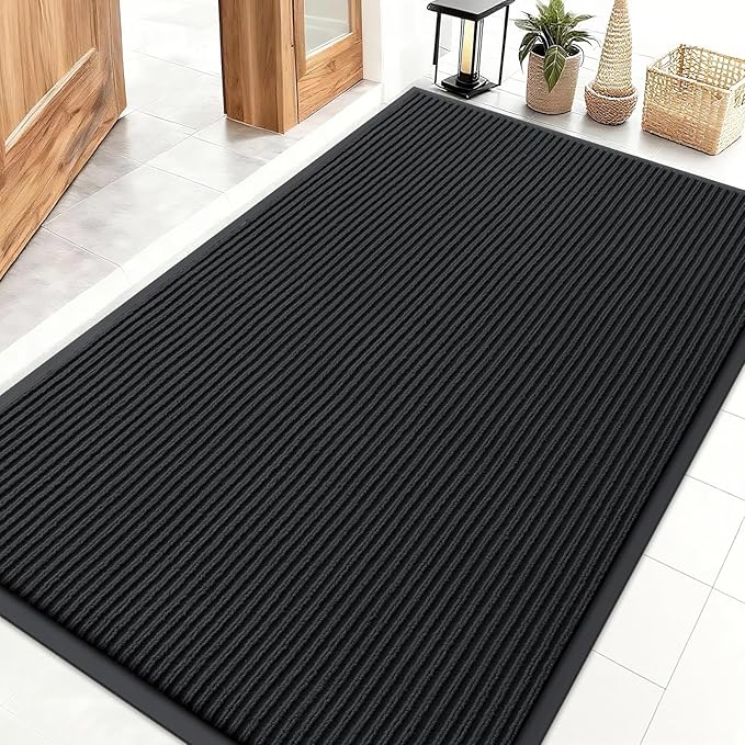 OLANLY Front Door Mat Indoor Outdoor Entrance, Waterproof Heavy Duty Doormat by OLANLY