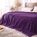 BEDELITE Fleece Blankets Queen Size Purple Throw Blankets by BEDELITE