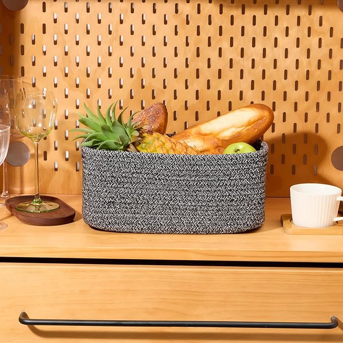 MiniArk Small Storage Baskets for Organizing | Closet Organizer Bins | Shelf - Image 5
