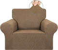 KEKUOU Stretch Single Sofa Slipcover 1 Piece Couch Sofa Cover Furniture by KEKUOU