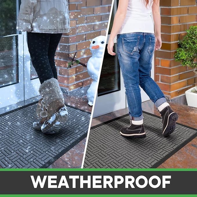 Mibao Front Door Mat, Heavy Duty Durable Welcome Mat - Image 5