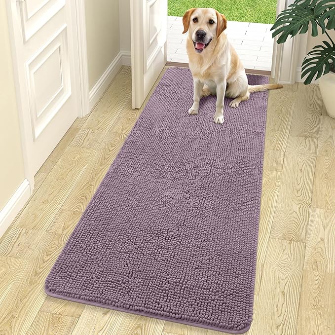 OLANLY Dog Door Mat for Muddy Paws 70x24, Absorbs Moisture and Dirt, Absorbent by OLANLY