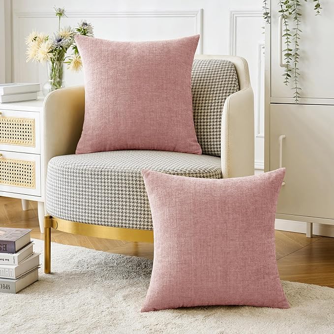MIULEE Pack of 2 Couch Valentines Throw Pillow Covers 18x18 Inch Soft Spring - Image 5