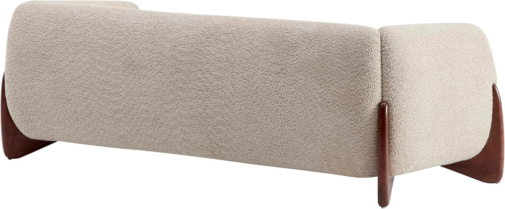 Christopher Knight Home Almab 82 Inches Sofa Couch, Cozy Boucle Upholstered 3...