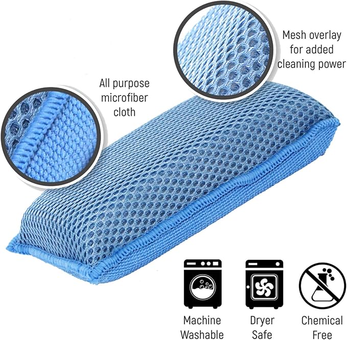 Miracle Microfiber Kitchen Sponge by Scrub-It - Image 4