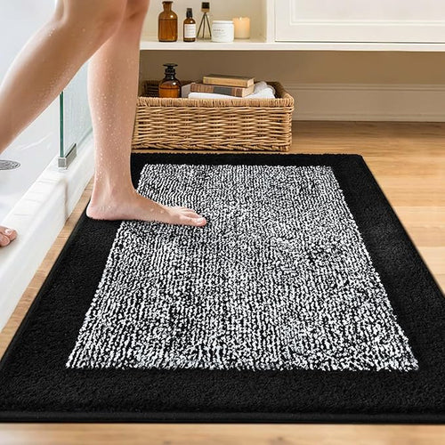 48x32 Large Bathroom Rugs Washable Non Slip, Soft Absorbent Quick Dry Mats - Image 2
