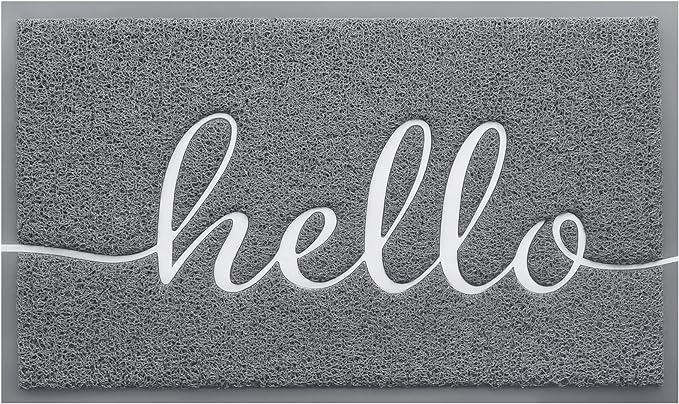 BeneathYourFeet Door Mat Welcome Mat Low Profile Front Doormat Indoor Outdoor by BeneathYourFeet
