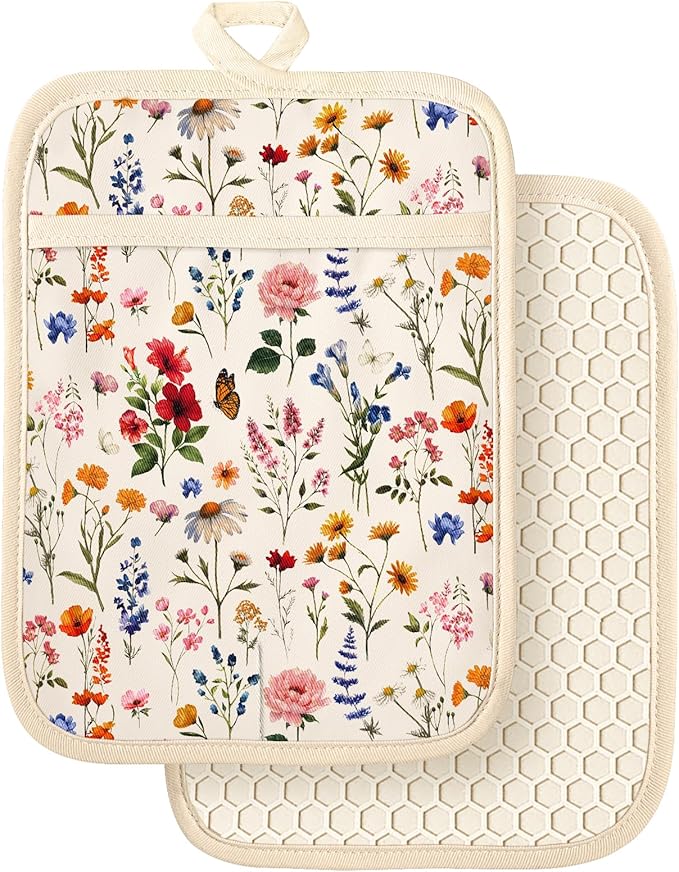Slohif Silcone Flowers Pot Holders by Slohif