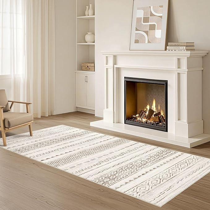 Nakagishi Runner Rug Kitchen Washable Rugs: 2x6 Non-Slip Boho Soft Modern Stain - Image 8