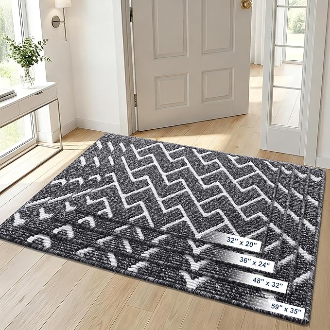 OLANLY Front Door Mat, Non-Slip Rubber Backing, Dirt Resistant and Absorbent - Image 9