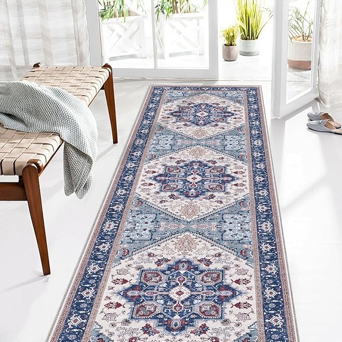 OPPODREAM Soft Entryway Rug 2x8, 2x8 Rug Runner, Washable Hallways Carpet 2 x 8 by OPPODREAM