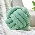 Uvvyui Knot Pillow Ball, Soft Home Decorative Round Throw Pillow, Handmade by Uvvyui