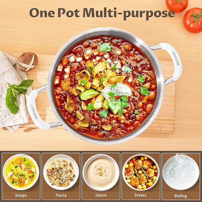 10 Quart Nonstick Stock Pot - Image 7