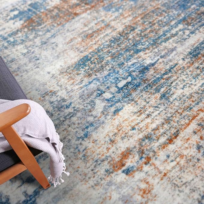 IOHOUZE Round Area Rug 3 Ft Circle Entryway Rugs Round Washable Door Mat Indoor - Image 7