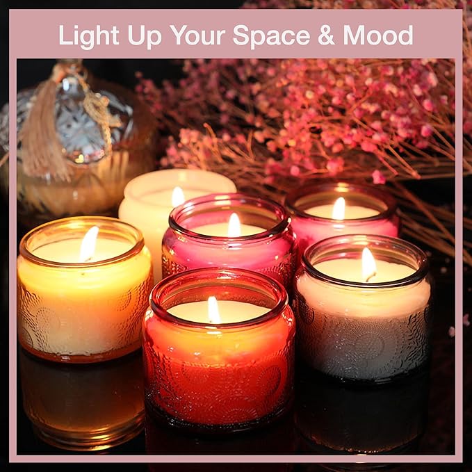 4 oz Decorative Mini Glass Jars - Image 8