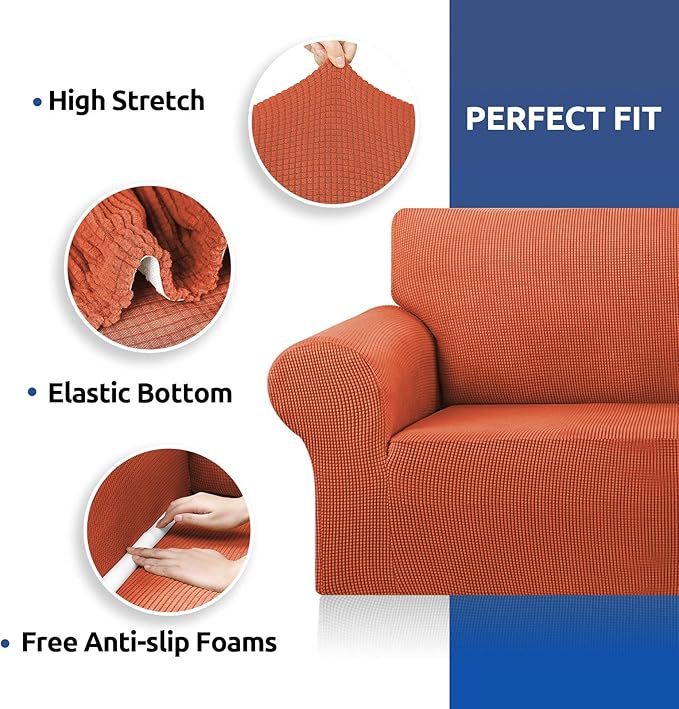 KEKUOU Stretch Sofa Cover Slipcover ，Couch Covers - Image 7