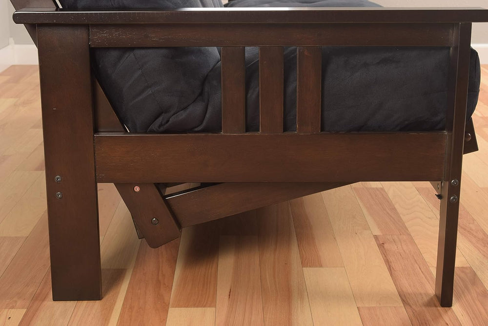 Kodiak Furniture Monterey Futon Set, No Drawers, with Espresso Base and Suede...