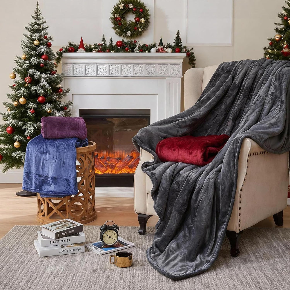Electric Heated Blanket Queen Size 84''x90'' Machine Washable