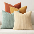 MIULEE Boho Farmhouse Throw Pillow Covers 18x18 Inch Set of 4 Summer Modern by MIULEE