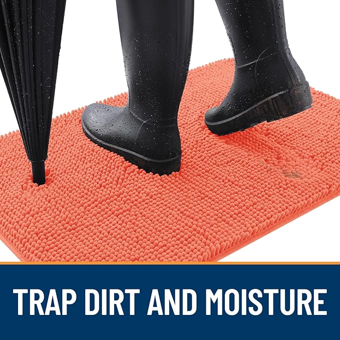 OLANLY Dog Door Mat for Muddy Paws 59x32, Absorbs Moisture and Dirt, Absorbent - Image 2