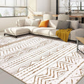Nakagishi Area Rugs 8x10 Living Room: Washable Boho Large Neutral Soft by NakagishiAreaRug