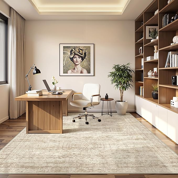 5x7 Area Rugs, Ultra-Thin Washable Rugs - Image 4