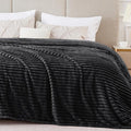BEDELITE Fleece Blanket King Size – 3D Ribbed Jacquard Soft and Warm Decorative by BEDELITE