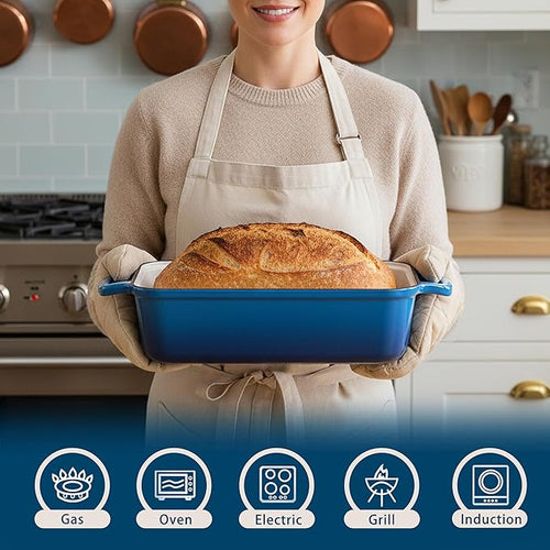 11x5 Inch Cast Iron Loaf Pan - Image 2