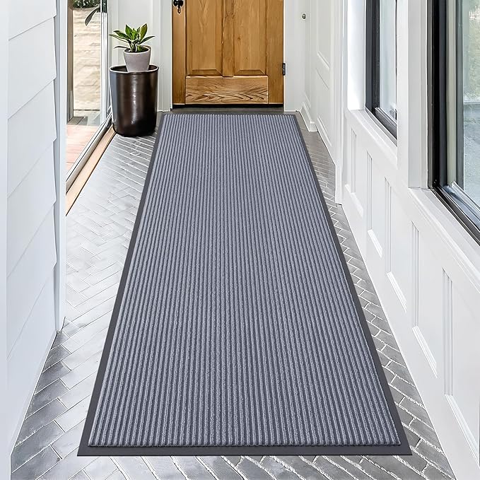 OLANLY Front Door Mat Indoor Outdoor Entrance, Waterproof Heavy Duty Doormat by OLANLY