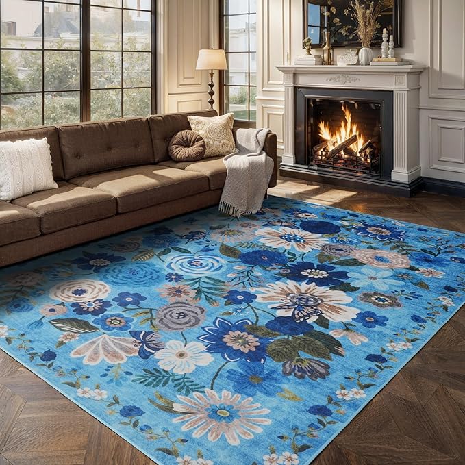 Washable Area Rug 8x10, Large Soft Rugs - Image 4