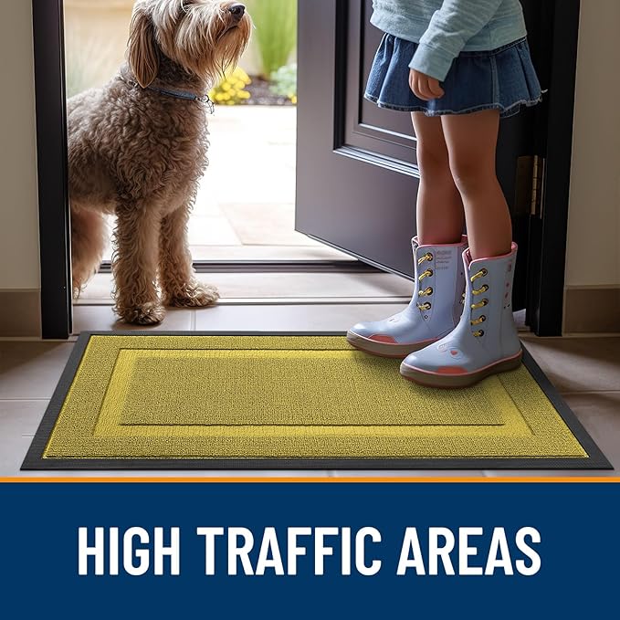 OLANLY Front Door Mat Indoor Outdoor Entrance, Waterproof All-Season, - Image 7