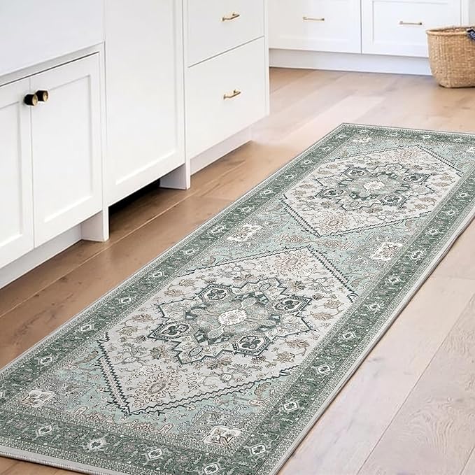 OPPODREAM Soft Entryway Rug 2x6, 2x6 Rug Runner, Washable Hallways Carpet 2 x 6 by OPPODREAM