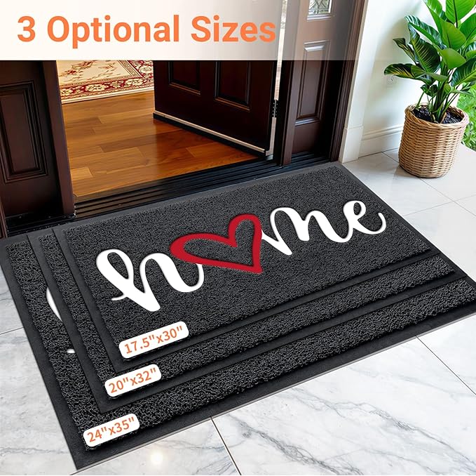 StepLively Door Mat Home Welcome Mats Outdoor and Indoor, Heavy-Duty - Image 2