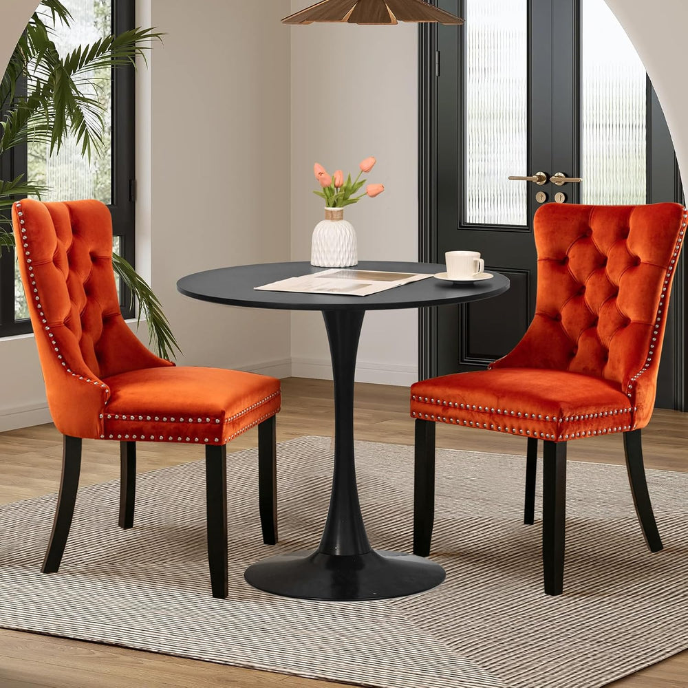 SoarFlash Kitchen Table and Chairs for 2, 31.5" Dining Table Set for 2 w...
