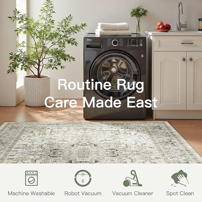 Lofus 6x9 Area Rugs for Living Room, Washable Area Rug, Rugs for Bedroom - Image 5