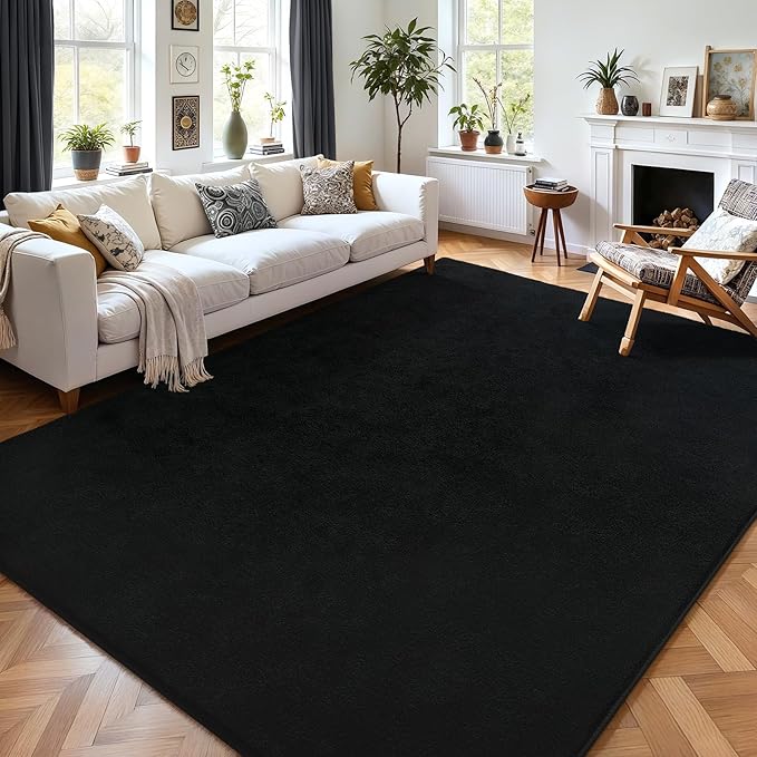 AROGAN Modern Shag Area Rug for Living Room, 5x7 Feet Washable Rugs for Bedroom by AROGANAREARUG