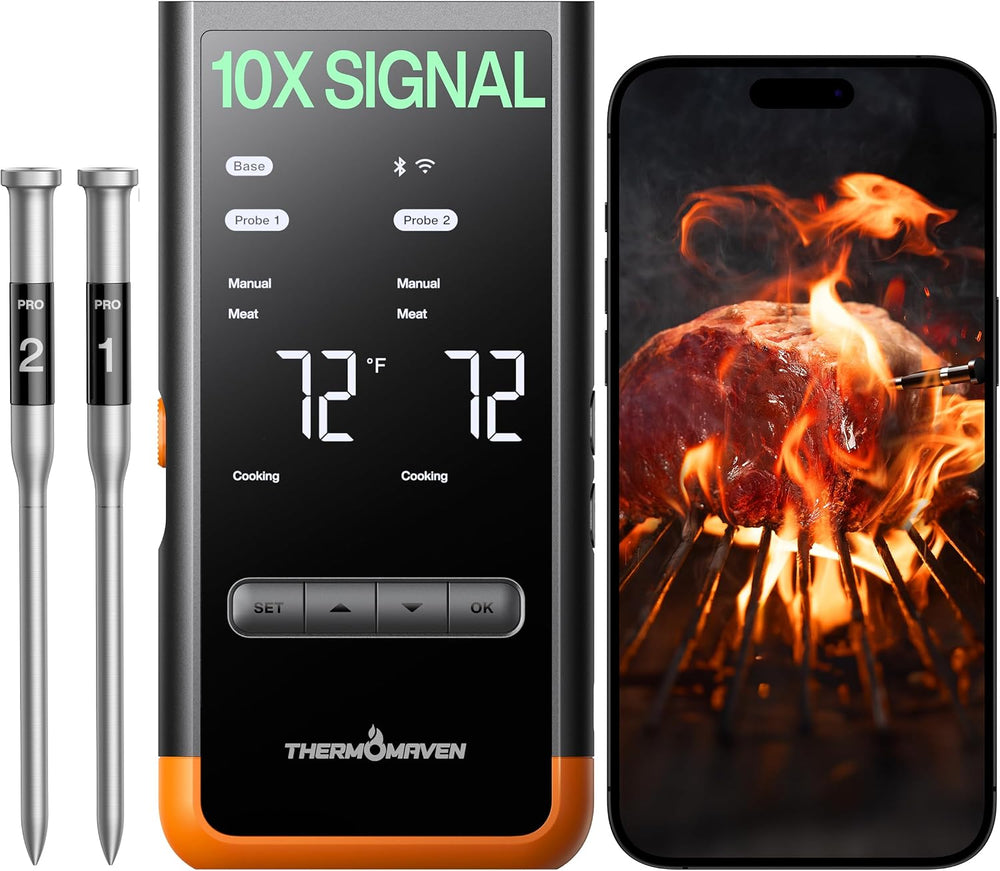 ThermoMaven Wireless Bluetooth Smart Meat Thermometer: Standalone Base