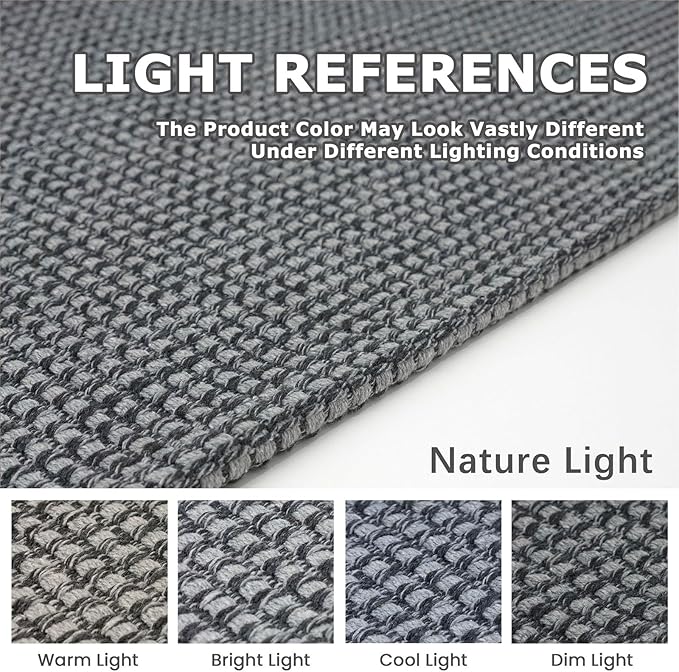 KOZYFLY Runners for Hallways 2x7 ft Washable Kitchen Runner Non Slip Rubber - Image 3