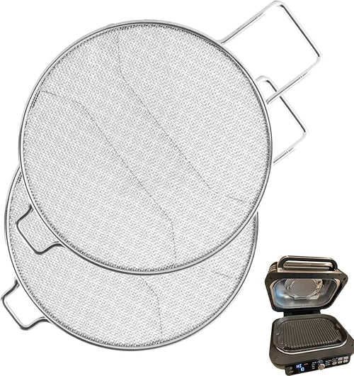 2 Packs Splatter Shield for Ninja IG651 IG600 IG601 Foodi Air Fryer Accessories by WEBROIL