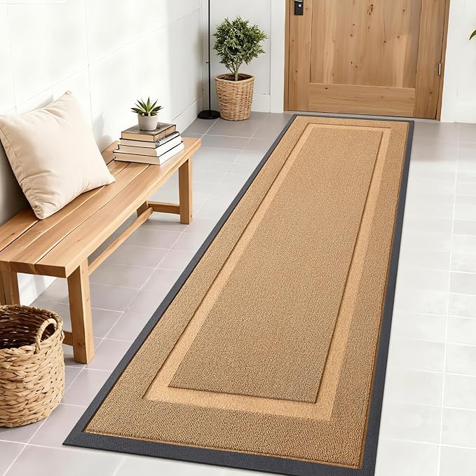 OLANLY Front Door Mat Indoor Outdoor Entrance, Waterproof All-Season, by OLANLY