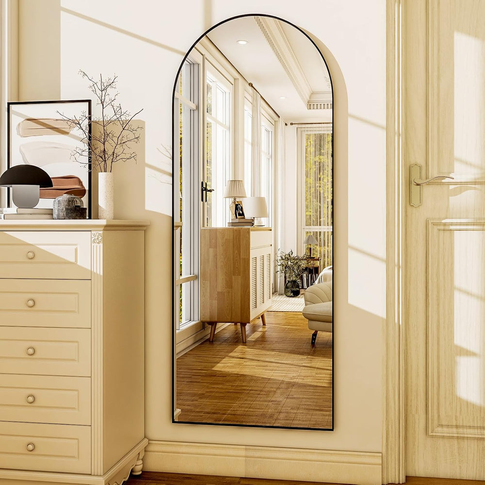 HARRITPURE 56"x21" Arched Full Length Mirror Floor Mirrors