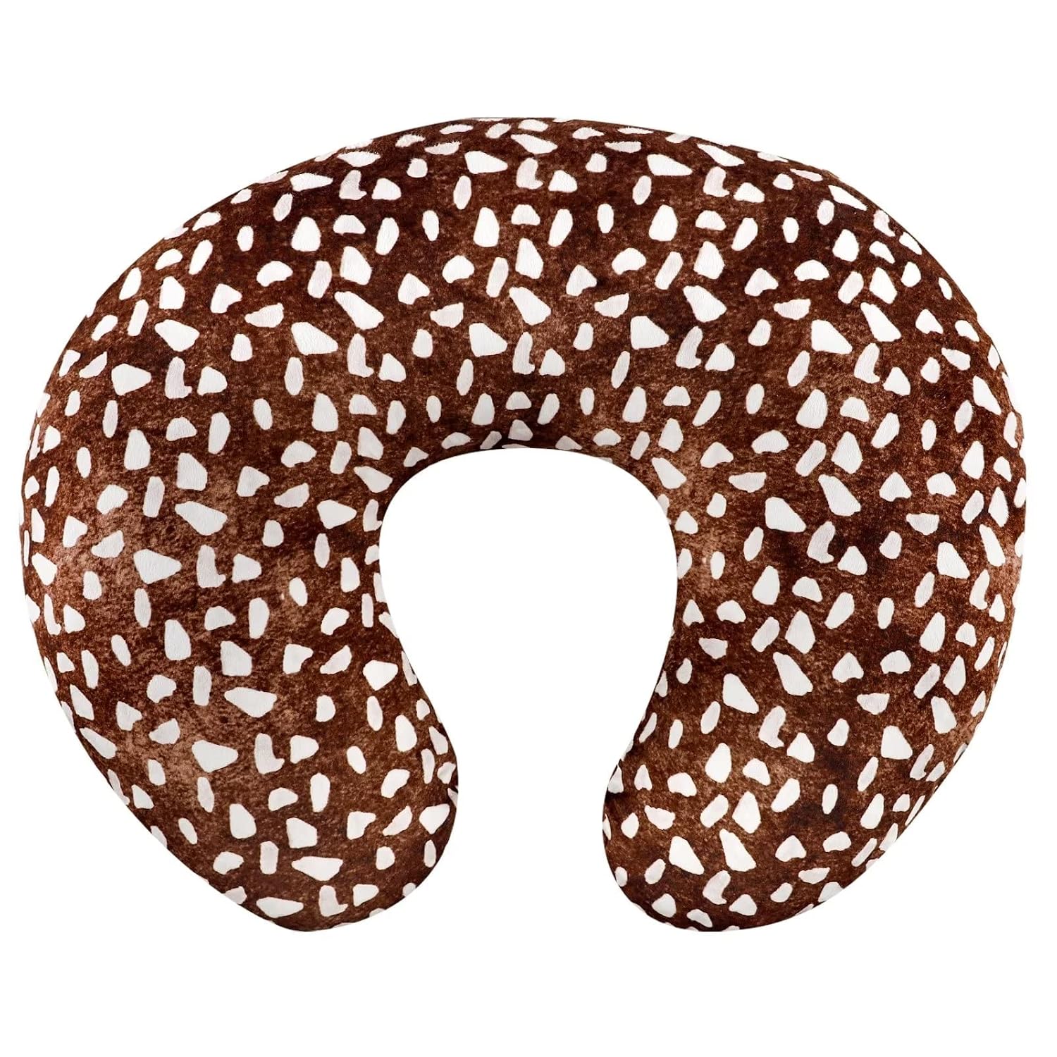 GFU Nursing Pillow Cover for Baby Boys and Girls, Minky Breastfeeding Pillow Case for Newborn, Soft Deer Skin Print Breastfeeding Pillow Slipcover, Stretchy Feeding Cover