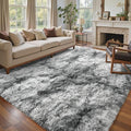 6x9 Ft Large Shag Rugs for Living Room Decor, Tie-Dyed Ultra Soft Fluffy Furry by Cuzwlovita