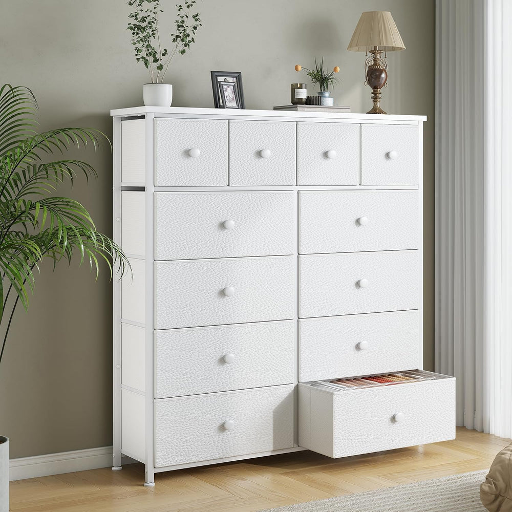 Bepatio Dresser for Bedroom with 12 Drawers, Fabric Dressers & Chest of D...