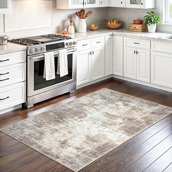 IOHOUZE Abstract Area Rug 3x5 Ft Washable Rugs - Image 2
