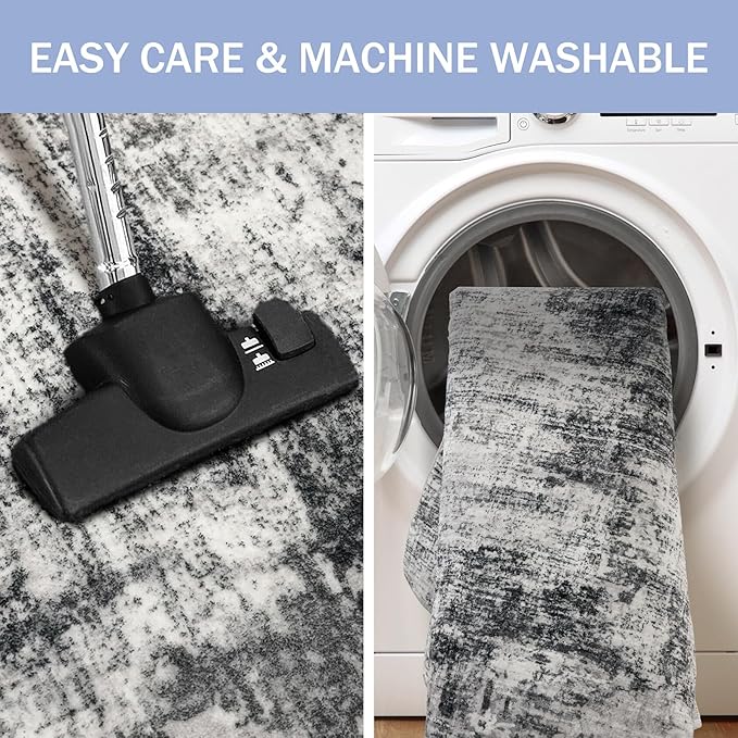 IOHOUZE Abstract Runner Rug 2x5 Ft Washable Runners - Image 3