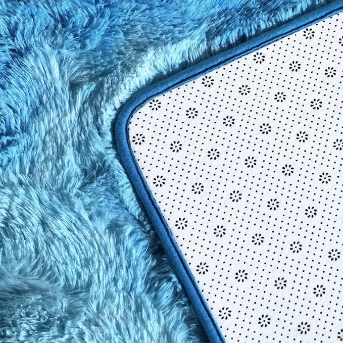 Deerhoo Shag Area Rug, 4 X 6 Tie-Dyed Plush Fuzzy Rugs - Image 5