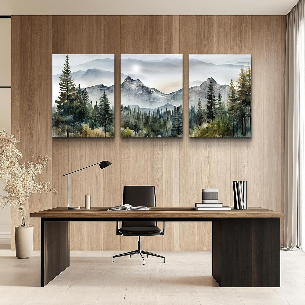 MHARTK66 3 Piece Framed Canvas Art Prints Wall Art for Living Room Modern Wal...