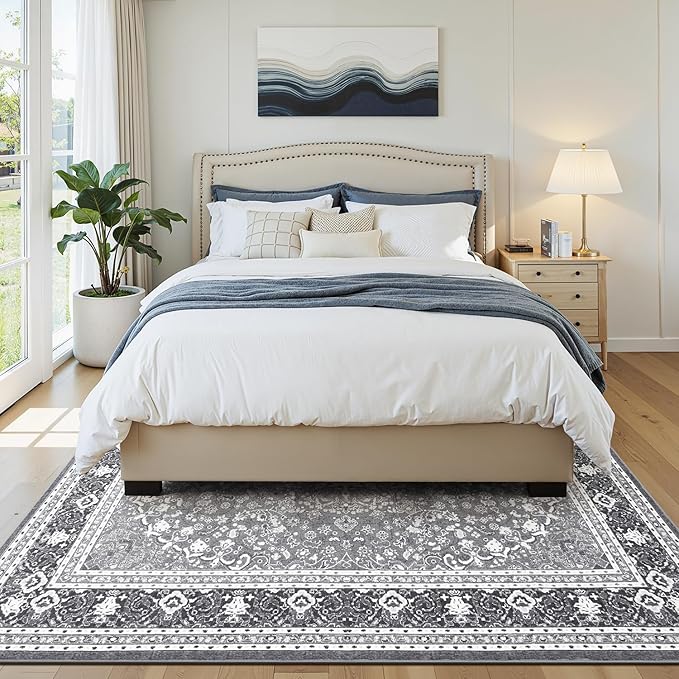 Lofus 5x7 Area Rugs for Living Room, Machine Washable Non-Slip Area Rug - Image 5